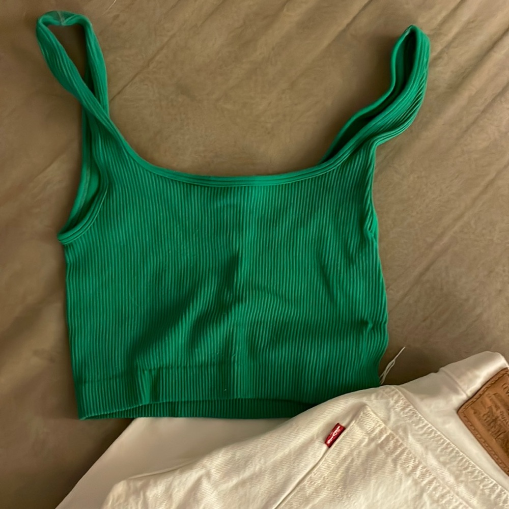 Green Zara tank